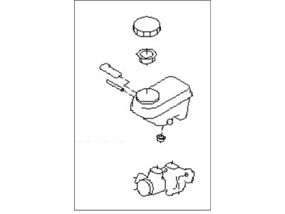 Subaru 26401FJ130 Master Cylinder Assembly LH