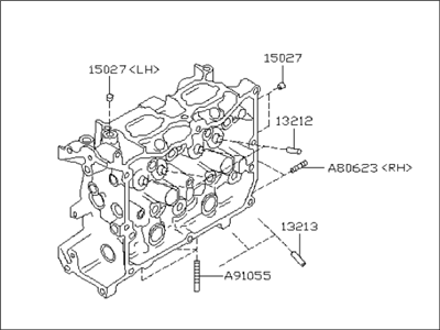 Subaru Crosstrek Cylinder Head - 11063AB870