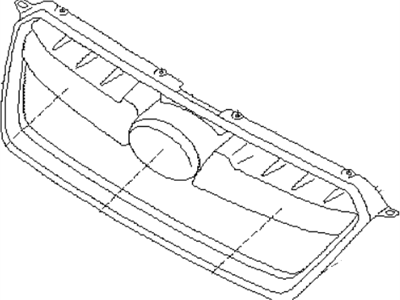 Subaru 91122FJ000 Front Grille Base