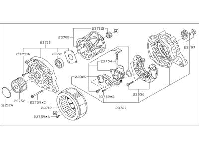 Subaru WRX Alternator - 23700AA910