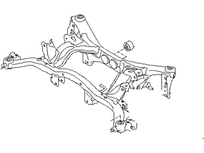 Subaru 20152FJ011 Rear Suspension Frame Sub Assembly