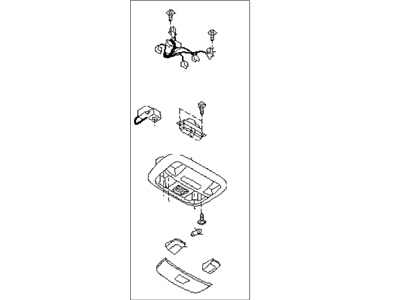 Subaru 84621FJ060ME Map Lamp Assembly
