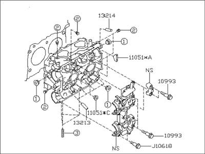 2005 Subaru Baja Cylinder Head - 11063AB10A