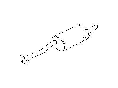 Subaru Baja Muffler - 44300AE360