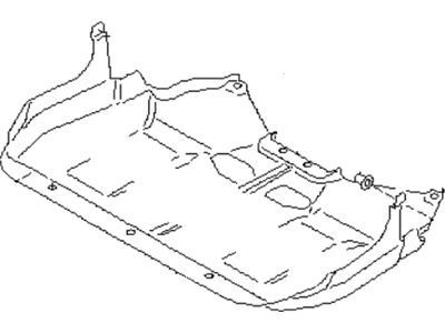 Subaru Baja Underbody Splash Shield - 56410AE12A
