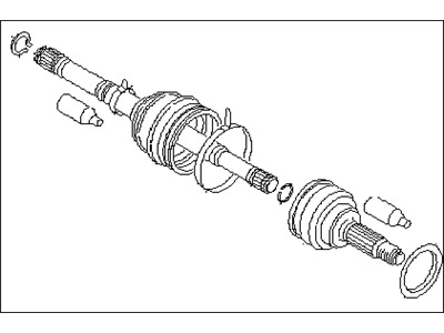 2001 Subaru Impreza CV Joint - 28094AC060