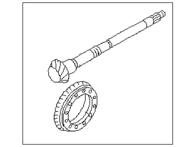 Subaru 38100AB681 Gear Set-HYP