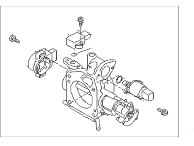 2004 Subaru Legacy Throttle Body - 16114AB182