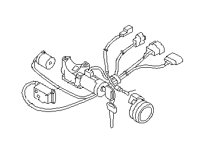 Subaru 83191AE02A Ignition Steering Lock Assembly