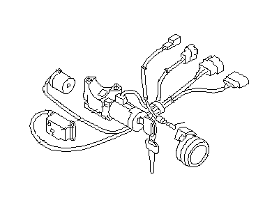 Subaru 83191AE01A Ignition SWITCH/ST Lock Assembly