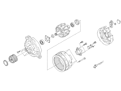 Subaru Alternator - 23700AB051