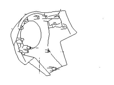 2021 Subaru Crosstrek Steering Column Cover - 34317FL050