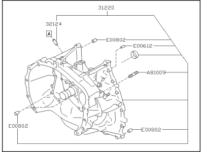 Subaru Legacy Bellhousing - 31220AA430