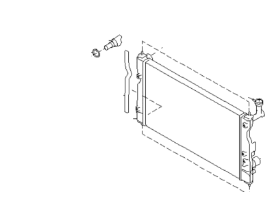 Subaru Crosstrek Radiator - 45111FL030