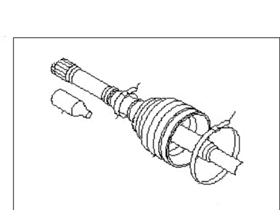 Subaru 28396AG020 EBJ Boot Kit