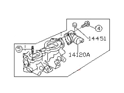 Subaru 14011AB431 PT320205 Manifold Assembly INTA