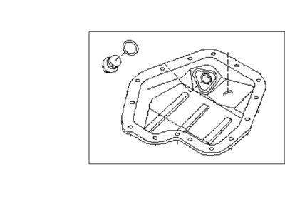 Subaru Legacy Oil Pan - 11109AA111