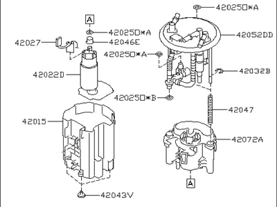 Subaru Tribeca Fuel Pump - 42022XA00A