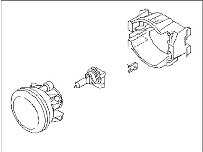 Subaru Baja Fog Light Lens - 84501AE260