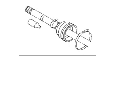 2008 Subaru Legacy CV Boot - 28496AG00B