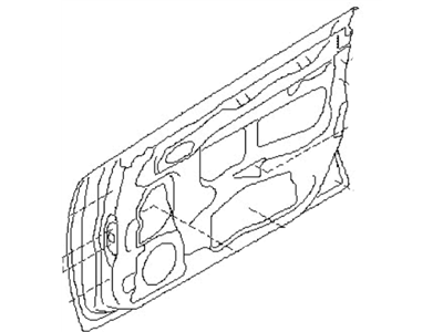 Subaru 60009AG11A9P Panel Assembly Door Front LH