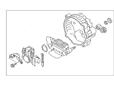 2009 Subaru Legacy Alternator Case Kit - 23727AA360