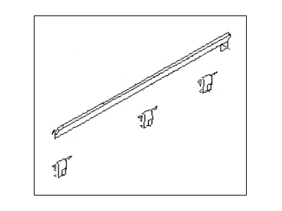 Subaru 61280AG01A WEATHERSTRIP Out Door Front LH