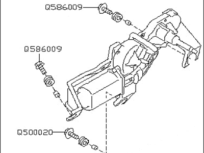 2005 Subaru Outback Wiper Motor - 86510AG09A