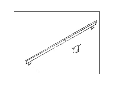 Subaru 62280AG010 Weather Strip Door Rear Out LH