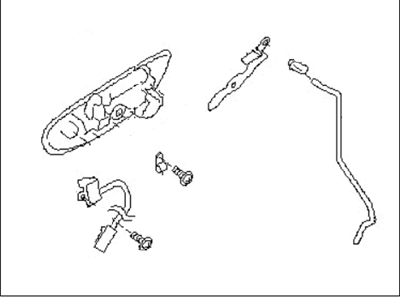 Subaru Outback Door Handle - 61021AG01ABE