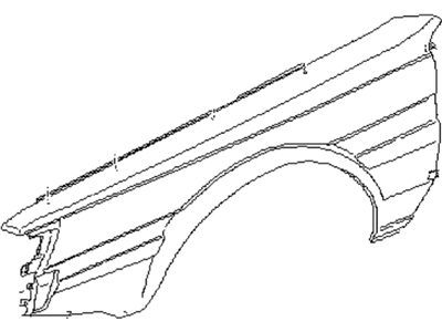 Subaru Loyale Fender - 57130GA691
