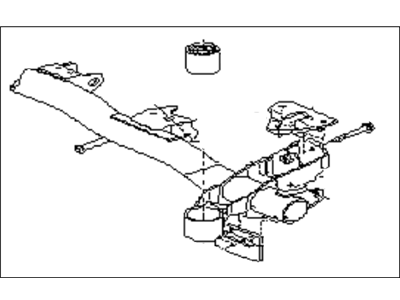 1988 Subaru GL Series Rear Crossmember - 21072GA670