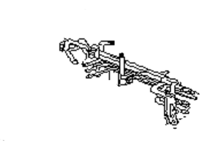 1989 Subaru GL Series Fuel Rail - 17522AA050