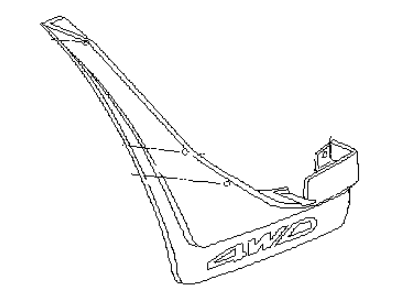 Subaru Mud Flaps - 91022GA502