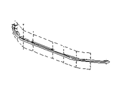 1986 Subaru GL Series Air Deflector - 52430GA611