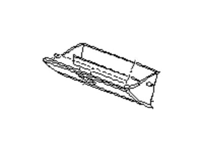 1989 Subaru GL Series Glove Box - 66130GA001LR