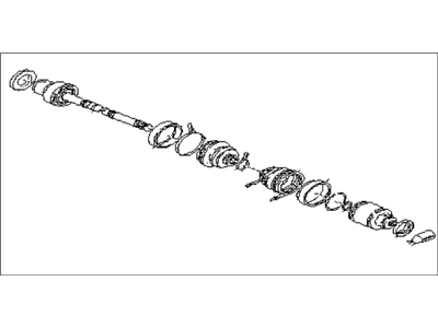 1991 Subaru XT Axle Shaft - 22021GA070