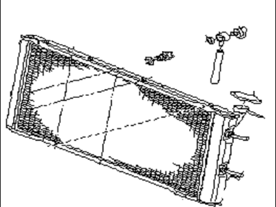 Subaru Loyale Radiator - 45181GA690