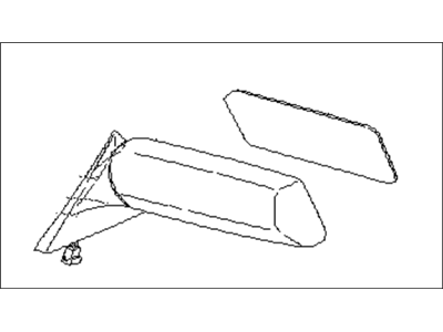 Subaru Loyale Car Mirror - 91076GA671