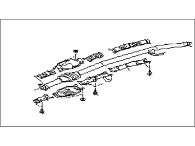 Subaru 44201GA341 Rear Exhaust Pipe Assembly