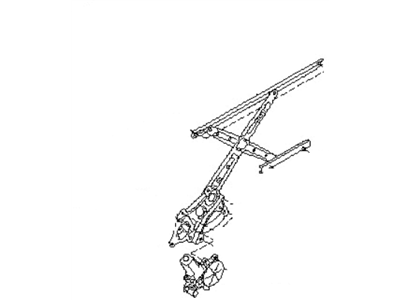 2012 Subaru Tribeca Window Regulator - 62222XA01A