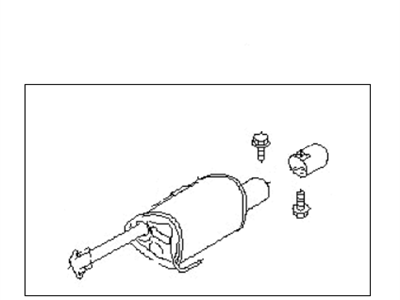 Subaru Tribeca Muffler - 44300XA07B