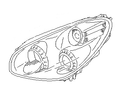 2006 Subaru Tribeca Headlight - 84912XA010