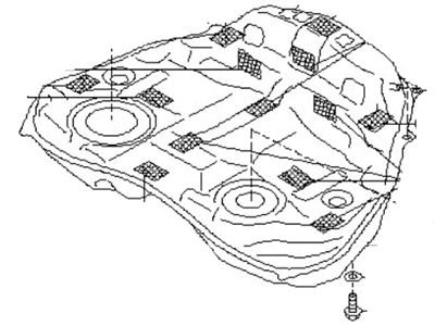 Subaru 42012XA00A Fuel Tank Complete