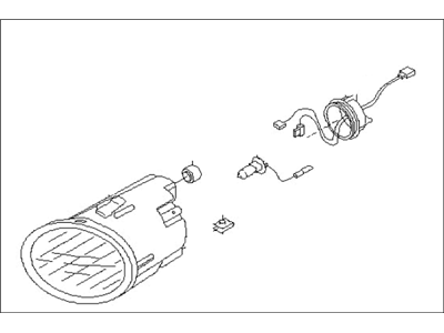 2006 Subaru Tribeca Daytime Running Lights - 84501XA00A