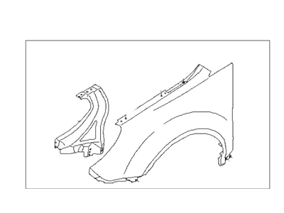 2007 Subaru Tribeca Fender - 57110XA05A9P