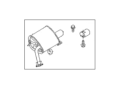 Subaru Tribeca Muffler - 44300XA06B