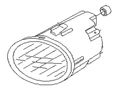 2006 Subaru Tribeca Fog Light Lens - 84912XA030