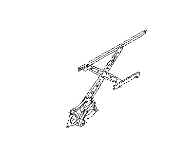 Subaru Tribeca Window Regulator - 61222XA00A