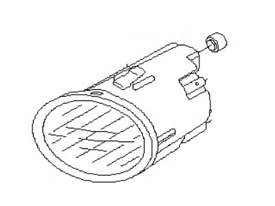 Subaru Tribeca Fog Light Lens - 84912XA020